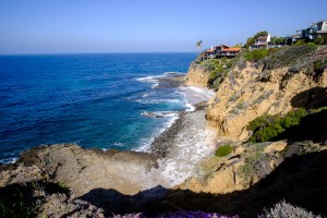 A view up the coast